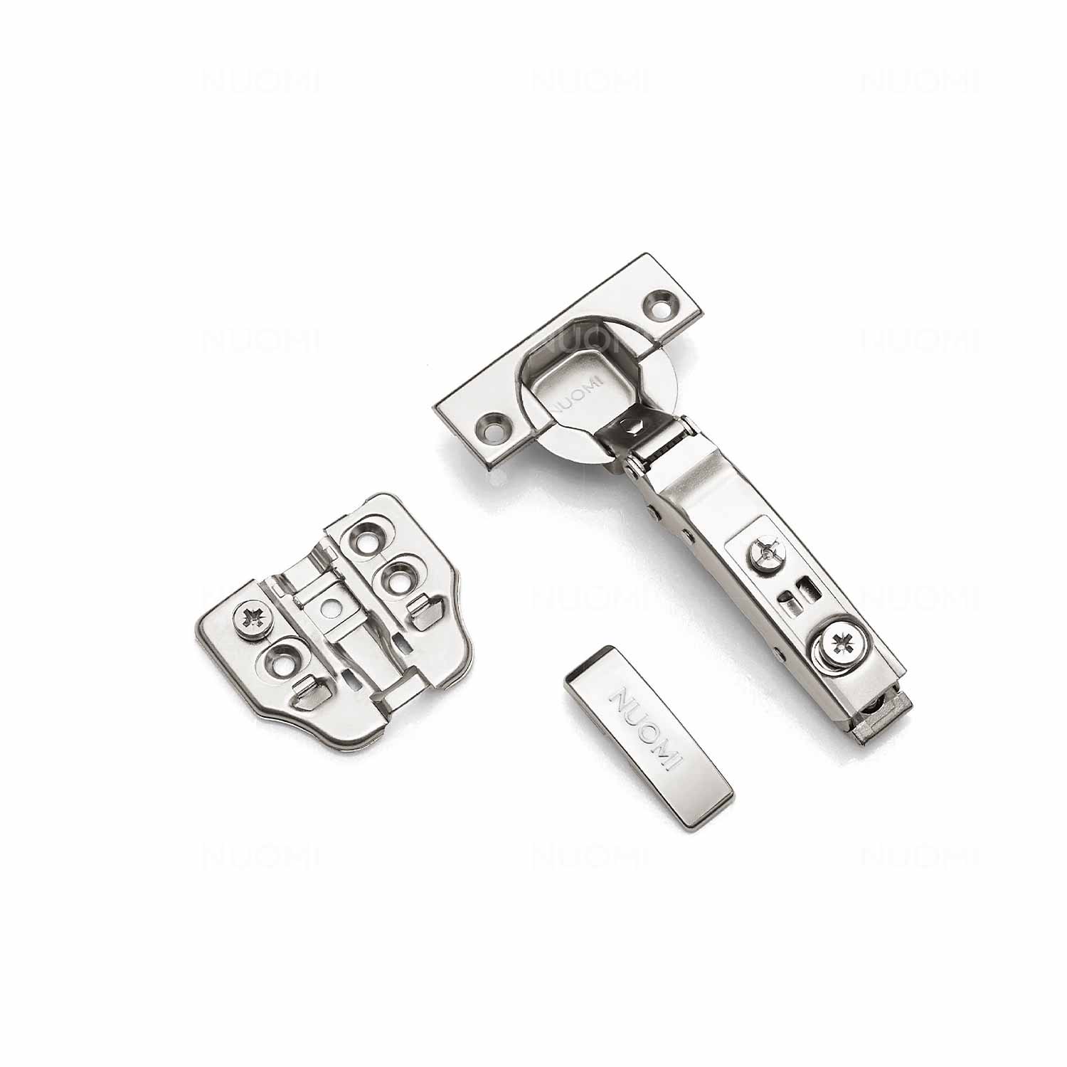 Luxuriance series 3d adjustment quick mounted two section force buffering hinge full overlay