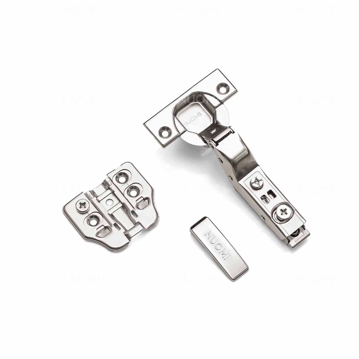 Luxuriance series 3d adjustment quick mounted two section force buffering hinge inserted