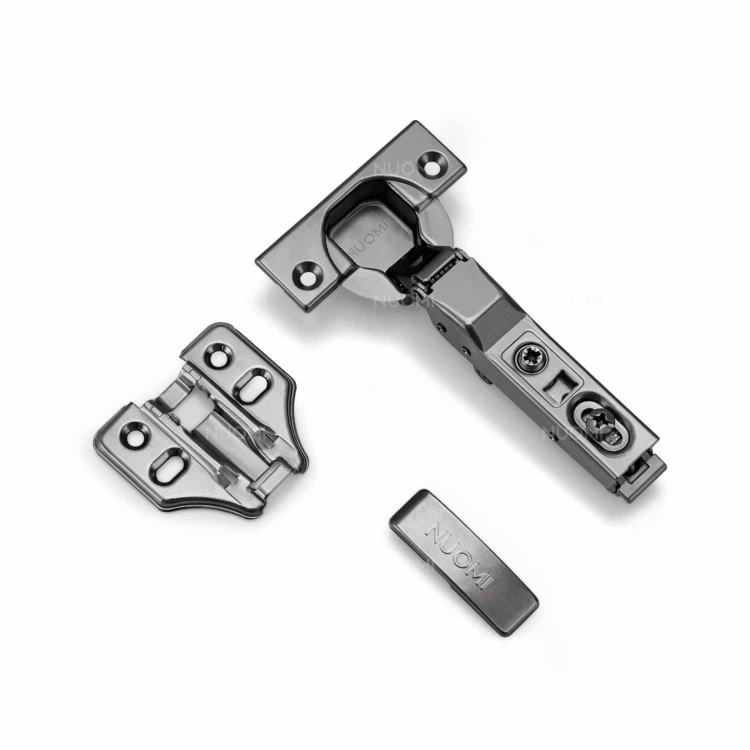 Luxuriance series small angle two section force buffering hinge half overlay 1