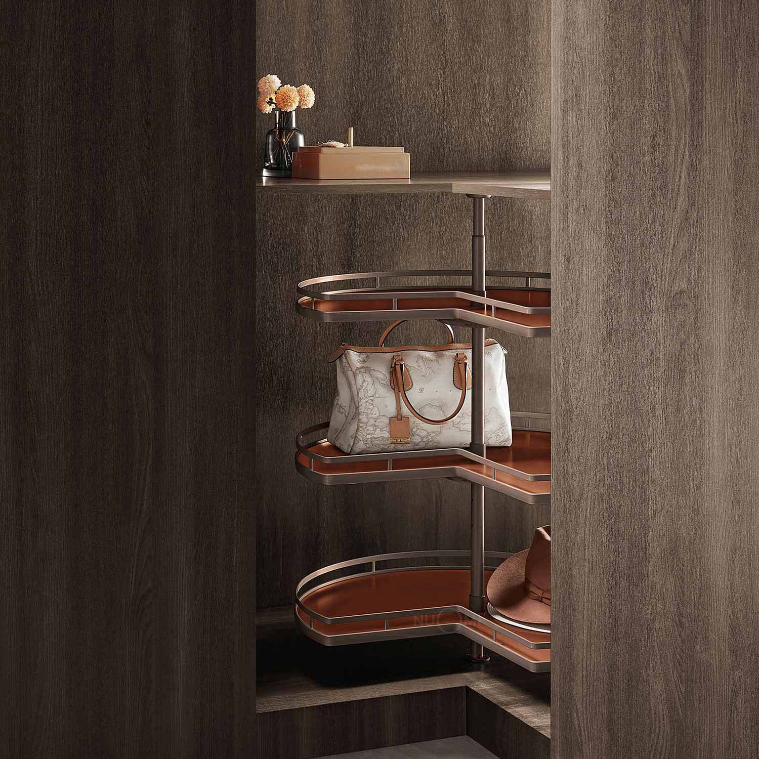 Ralphie Series 360 Three Tier Roatable Corner Shelf 33