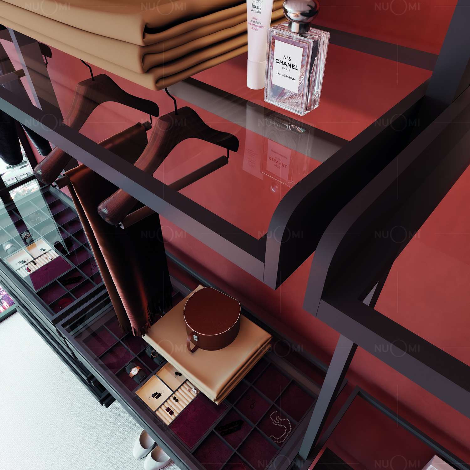 Pillar type closet 1
