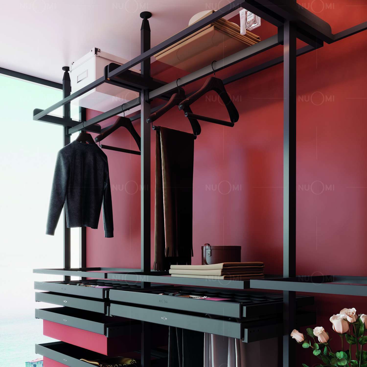 Pillar type closet 2